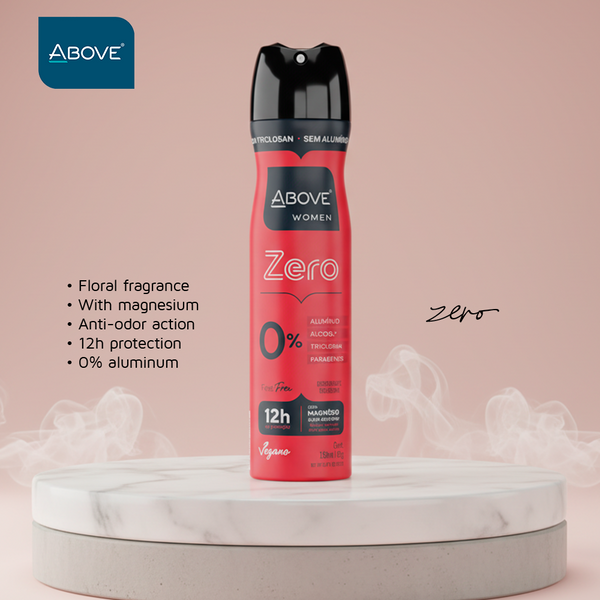 Deodorant Spray Above Women Zero with Magnesium 12h 5.07 fl oz – Above ...