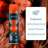 Antiperspirant Spray Above Men Classic Sport Dry Jet 48h 5.07 fl oz