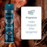 Antiperspirant Spray Above Men Classic Urban Dry Jet 48h 5.07 fl oz