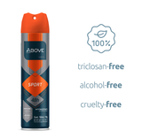 Antiperspirant Spray Above Men Classic Sport Dry Jet 48h 5.07 fl oz