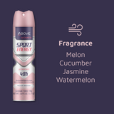 Antiperspirant Spray Above Women Sport Energy High Performance 48h 5.07 fl oz