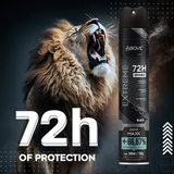 Above Maxx Men Extreme Invisible Black Dry Protection 72h Antiperspirant Spray 8.45 fl oz