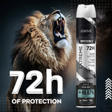 Above Maxx Men Extreme Invisible Dry Protection 72h Antiperspirant Spray 8.45 fl oz