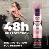 Antiperspirant Spray Above Maxx Women Sport Energy High Performance 48h 8.45 fl oz