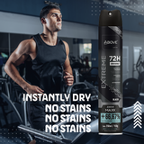 Above Maxx Men Extreme Invisible Black Dry Protection 72h Antiperspirant Spray 8.45 fl oz