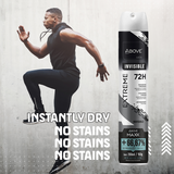 Above Maxx Men Extreme Invisible Dry Protection 72h Antiperspirant Spray 8.45 fl oz