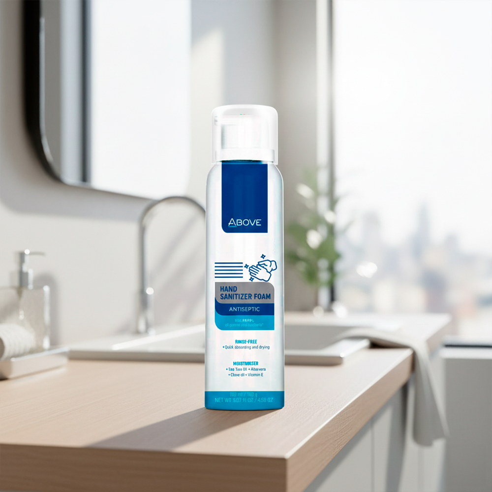 Above Antiseptic Antistatic and Moisturizing Hand Sanitizer Foam 5.07 fl oz