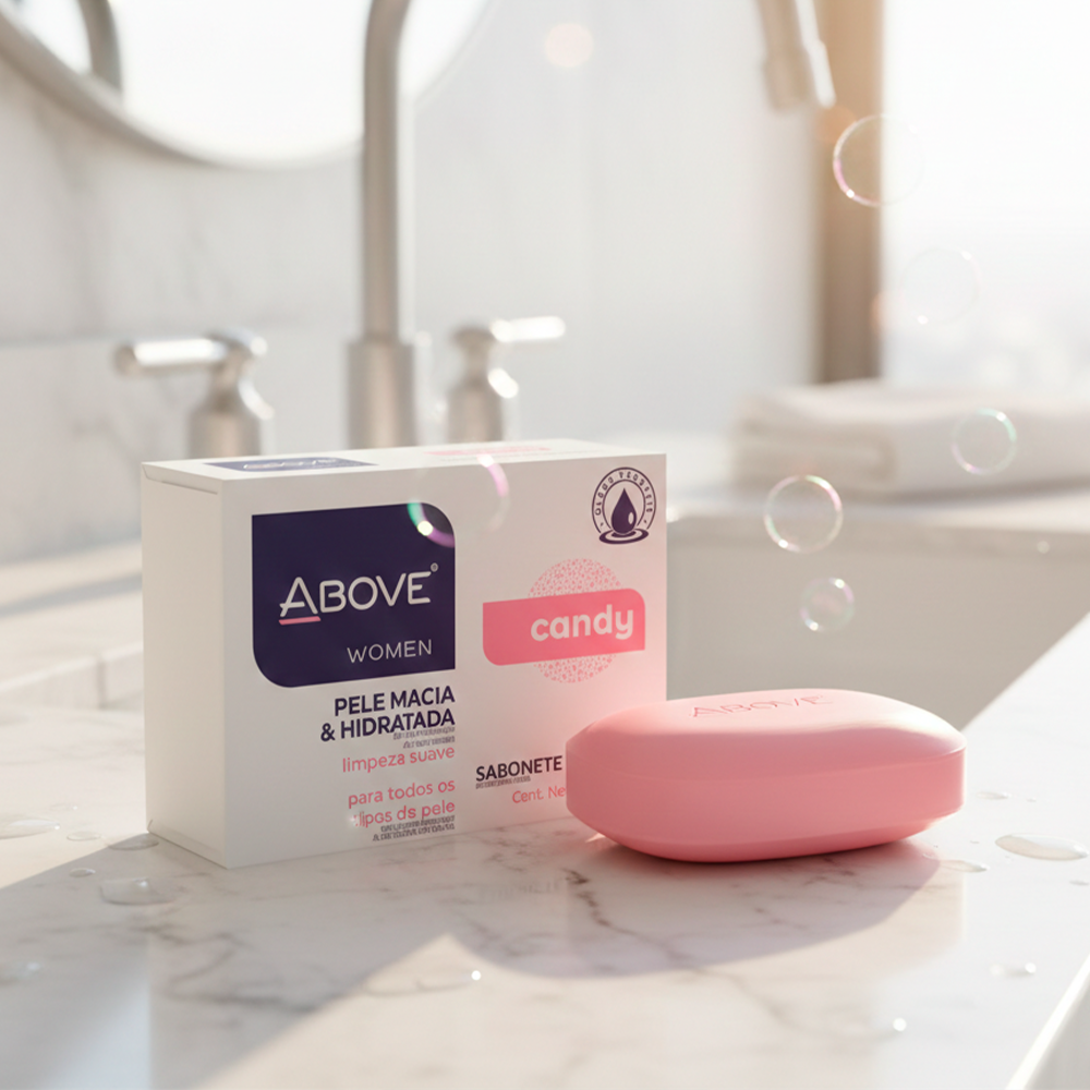 Above Women Candy Bar Soap for Soft and Hydrated Skin 2.64 oz