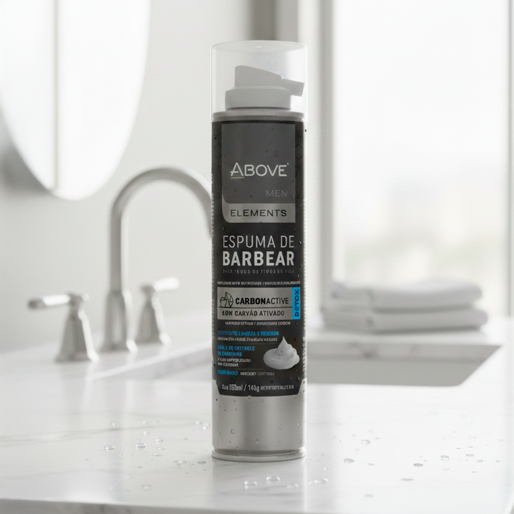 Shaving Foam Above Men Elements Carbon Active Detox with Activated Charcoal 5.07 fl oz