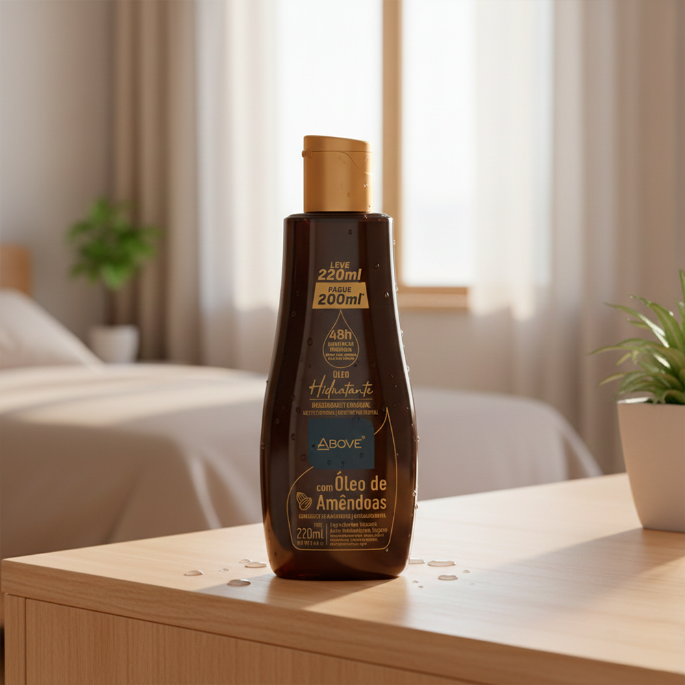 Body Oil Above with Almond Oil Deep Hydration 48h 7.44 fl oz