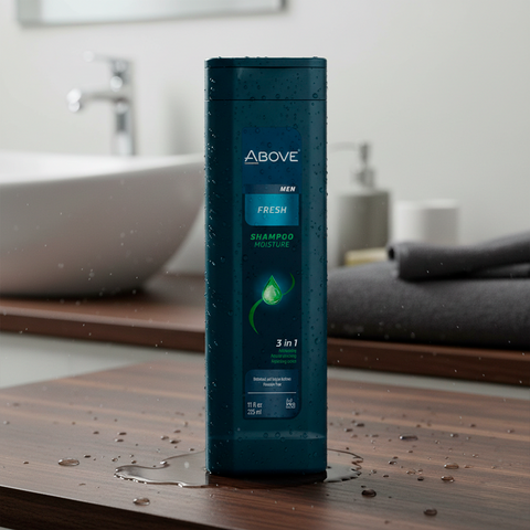 Shampoo Above Men Fresh 3 in 1 Refreshing Action and Micellar Cleansing 10.99 fl oz