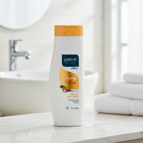 Shampoo Above Moisture Nutrition and Strength with D-Panthenol and Shea Butter 10.99 fl oz