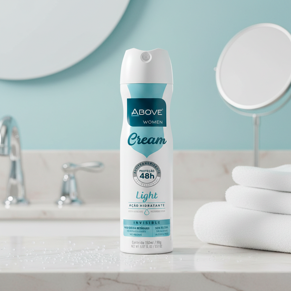 Antiperspirant Spray Above Women Cream Light Moisturizing Action 48h 5.07 fl oz