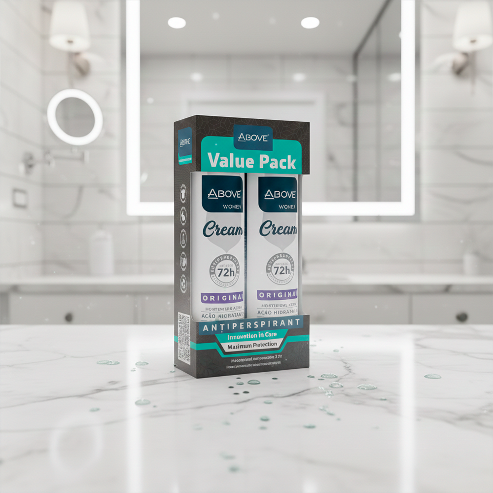 Economy Kit Above Women Cream Original Antiperspirant 72h Maximum Protection x2