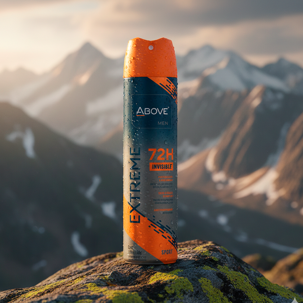 Antiperspirant Spray Above Men Extreme Sport Protection Dry and Long-Lasting 72h 5.07 fl oz