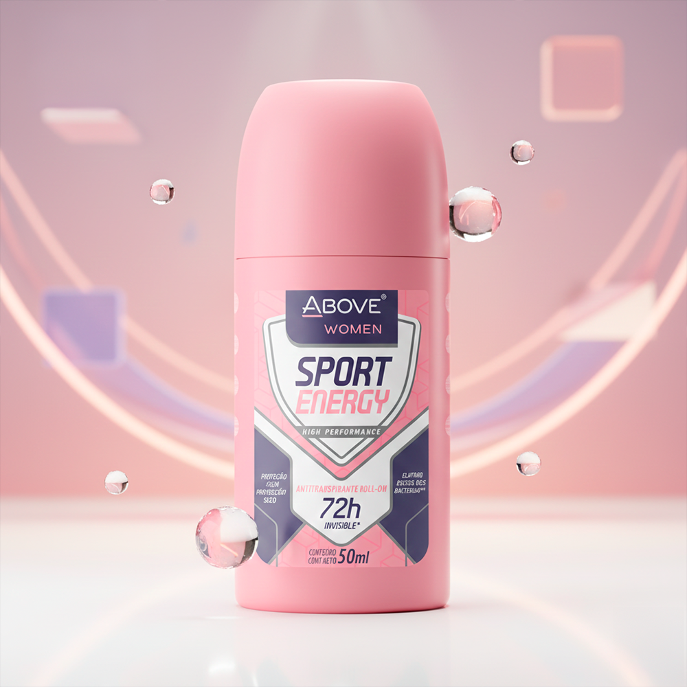 Antiperspirant Roll-on Above Women Sport Energy High Performance 72h 1.69 fl oz