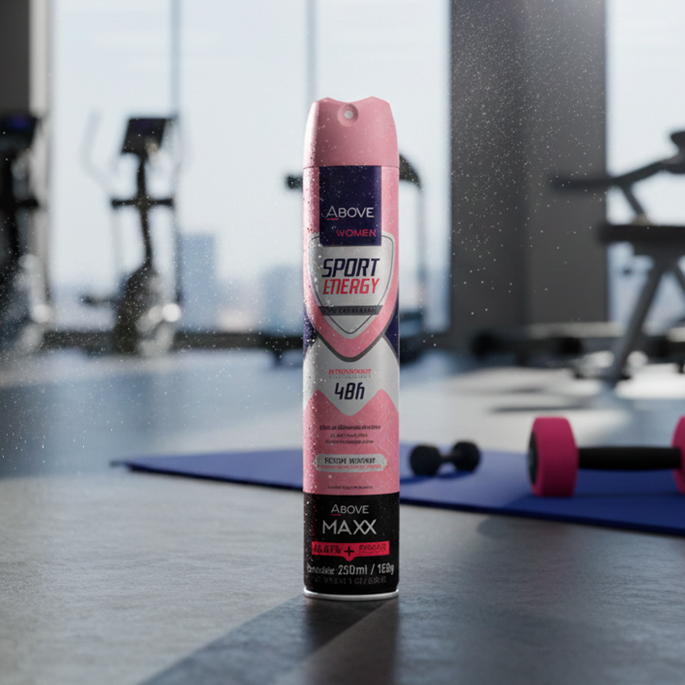 Antiperspirant Spray Above Maxx Women Sport Energy High Performance 48h 8.45 fl oz