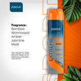 Antiperspirant Spray Above Men Extreme Sport Protection Dry and Long-Lasting 72h 5.07 fl oz