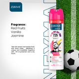 Antiperspirant Spray Above Neymar JR. Teen Girl Dermaclinical 72h 5.07 fl oz
