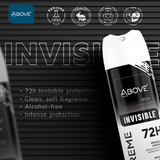Antiperspirant Spray Above Men Extreme Invisible Protection Dry and Long-Lasting 72h 5.07 fl oz