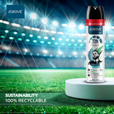 Antiperspirant Spray Above Neymar JR. Men Dermaclinical 72h 5.07 fl oz