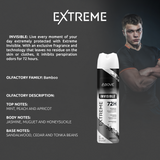Antiperspirant Spray Above Men Extreme Invisible Protection Dry and Long-Lasting 72h 5.07 fl oz