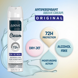 Antiperspirant Spray Above Women Cream Original Moisturizing Action 72h 5.07 fl oz