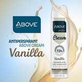 Above Women Cream Vanilla Hydrating Action 72h Antiperspirant Spray 5.07 fl oz