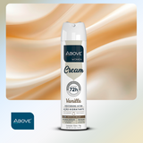 Above Women Cream Vanilla Hydrating Action 72h Antiperspirant Spray 5.07 fl oz