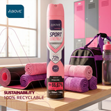 Antiperspirant Spray Maxx Above Women Sport Energy High Performance 72h 8.45 fl oz