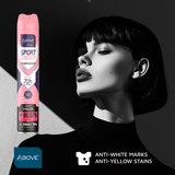 Antiperspirant Spray Maxx Above Women Sport Energy High Performance 72h 8.45 fl oz
