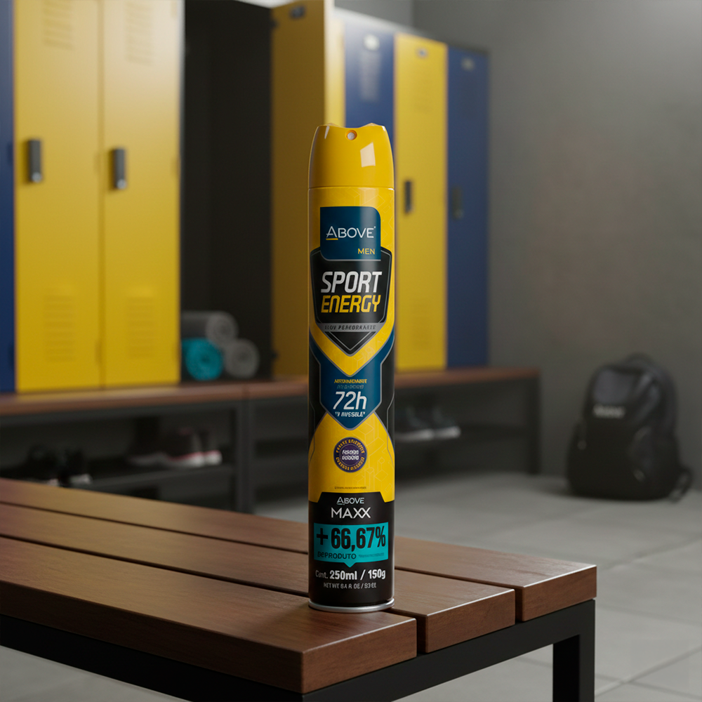 Above Maxx Men Sport Energy Invisible 72h Antiperspirant Spray 8.45 fl oz