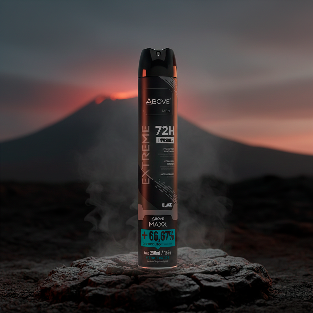 Above Maxx Men Extreme Invisible Black Dry Protection 72h Antiperspirant Spray 8.45 fl oz