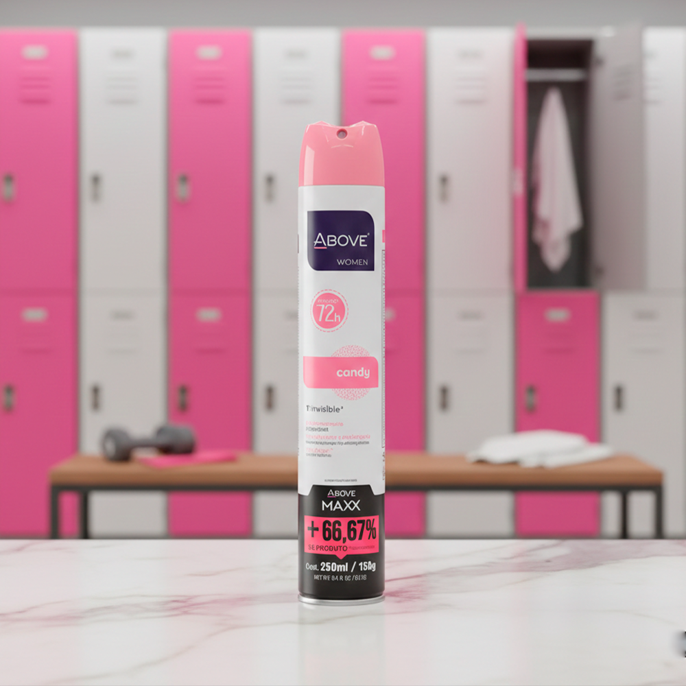 Above Maxx Women Candy Invisible Dry Protection 72h Antiperspirant Spray 8.45 fl oz