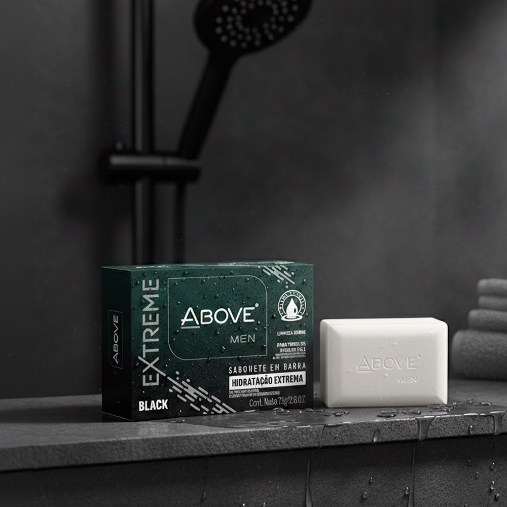 Above Men Extreme Black Extreme Hydration Bar Soap 2.65 oz