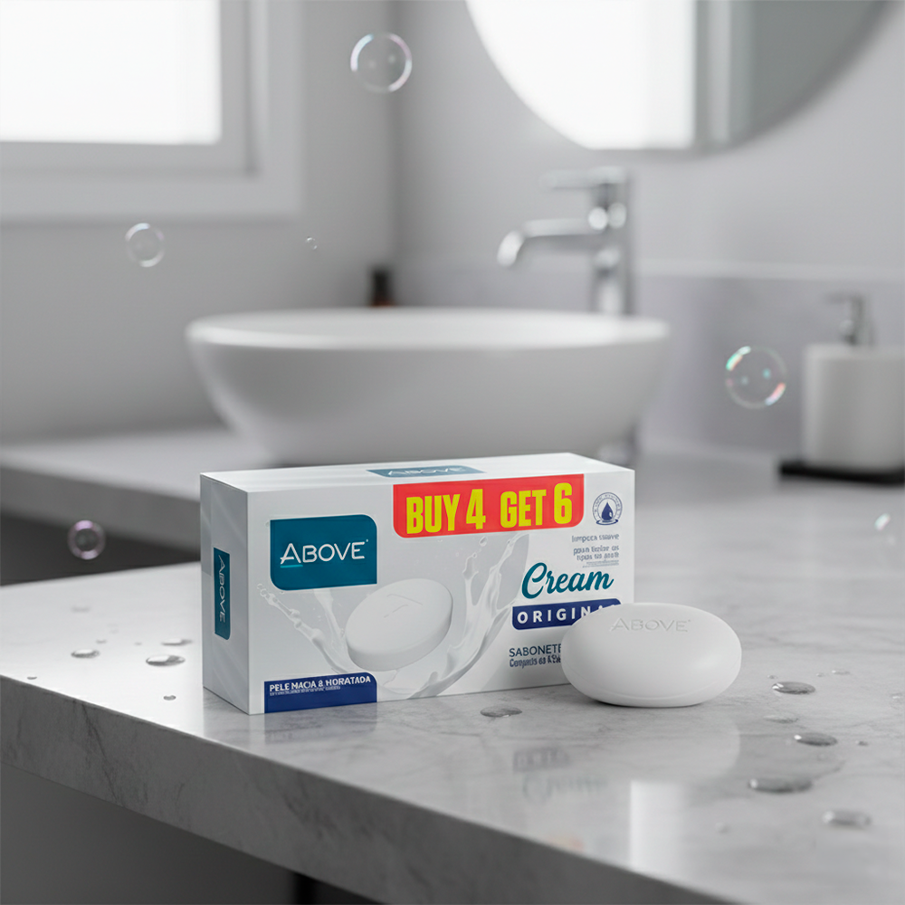 Above Women Cream Original Gentle Cleansing Bar Soap Pack of 6 2.65 oz