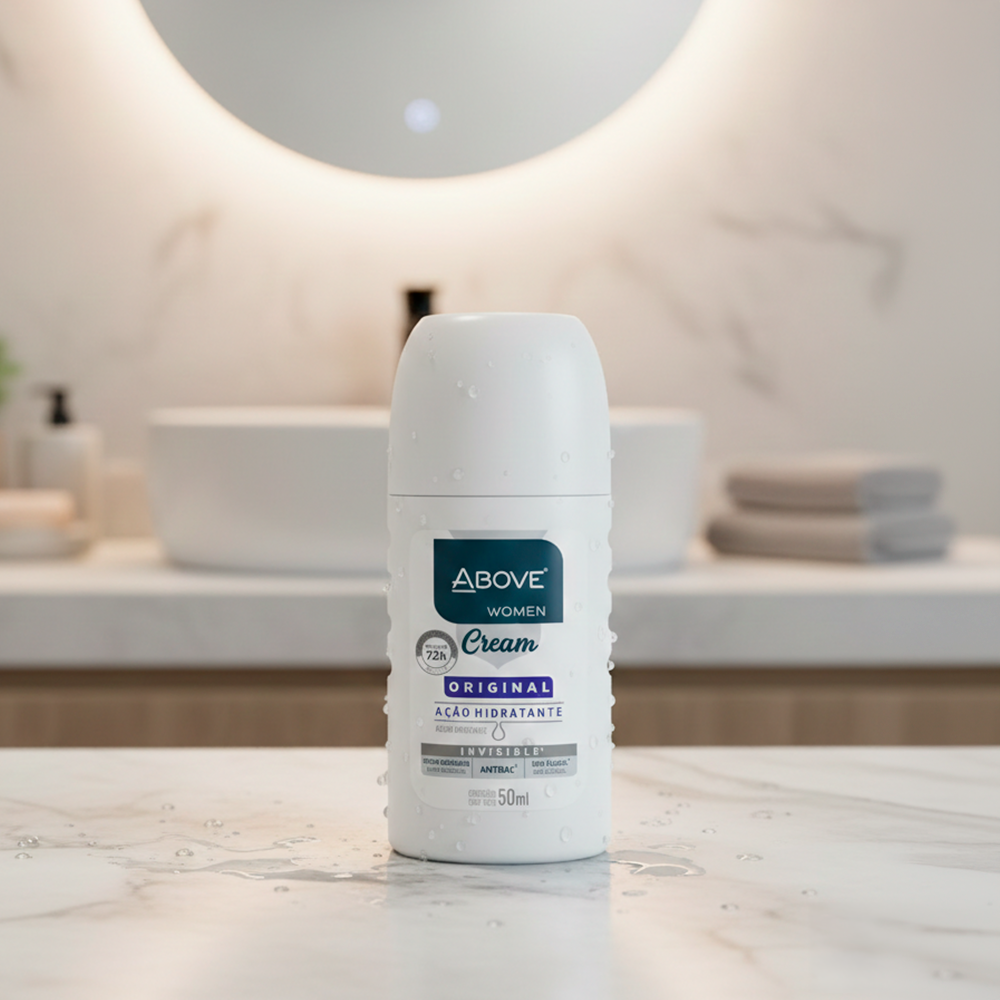 Antiperspirant Roll-on Above Women Cream Original Moisturizing Action 72h 1.69 fl oz
