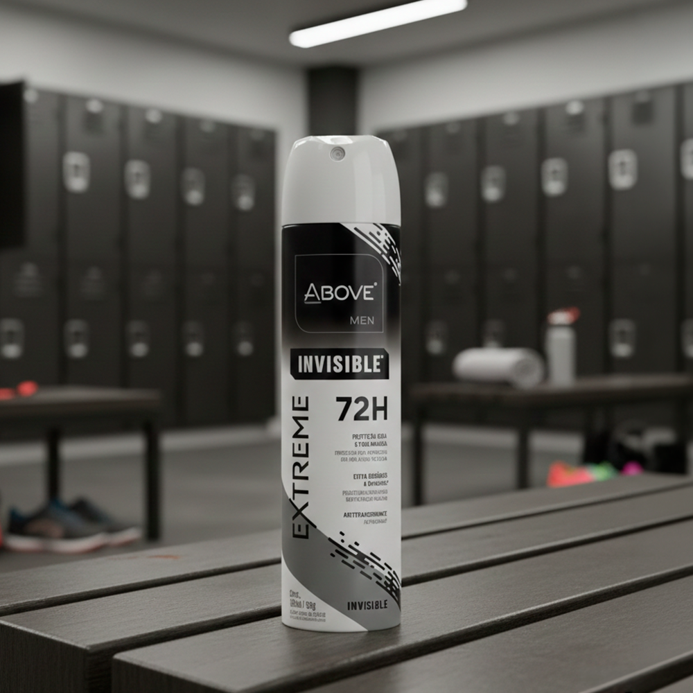 Antiperspirant Spray Above Men Extreme Invisible Protection Dry and Long-Lasting 72h 5.07 fl oz